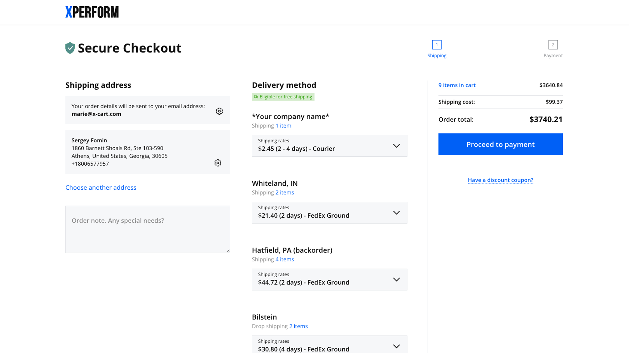 T14 Multi-Location Fulfillment