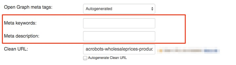 add Meta keywords and description